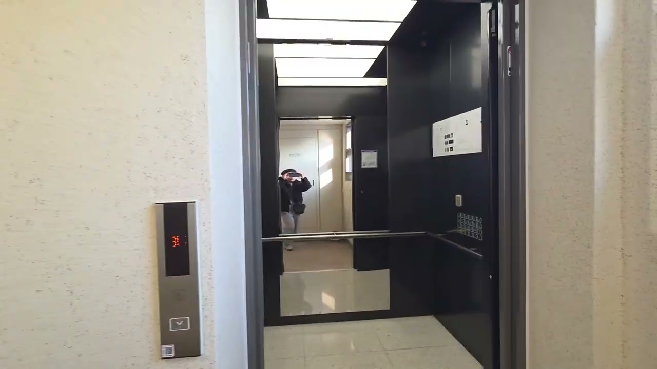 33,34층 안내양이 이상하다?? | 35층 150m/min! | 구미 아이파크더샵 35층라인 현대엘리베이터 WBLX(E)