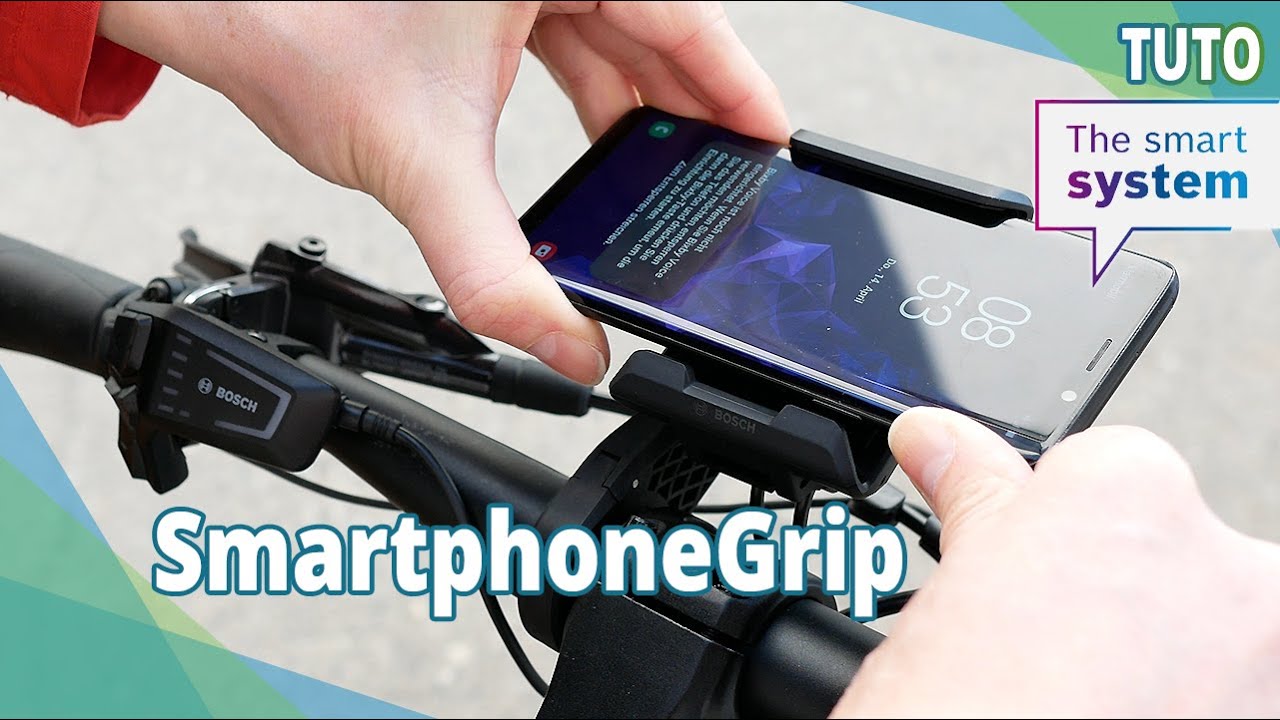 Bosch SmartphoneGrip Smart System - Montage du support  | EBIKE24.fr