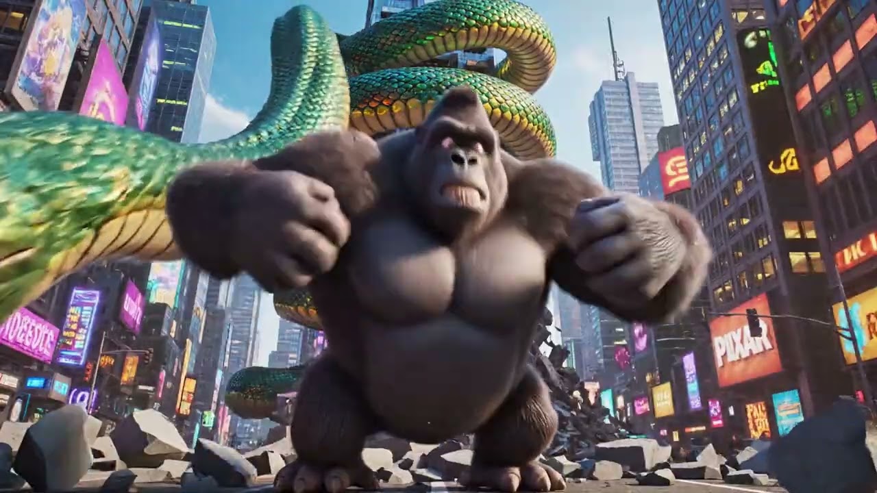 Kong vs Titans — Savage Monster Fight! 🦍🔥