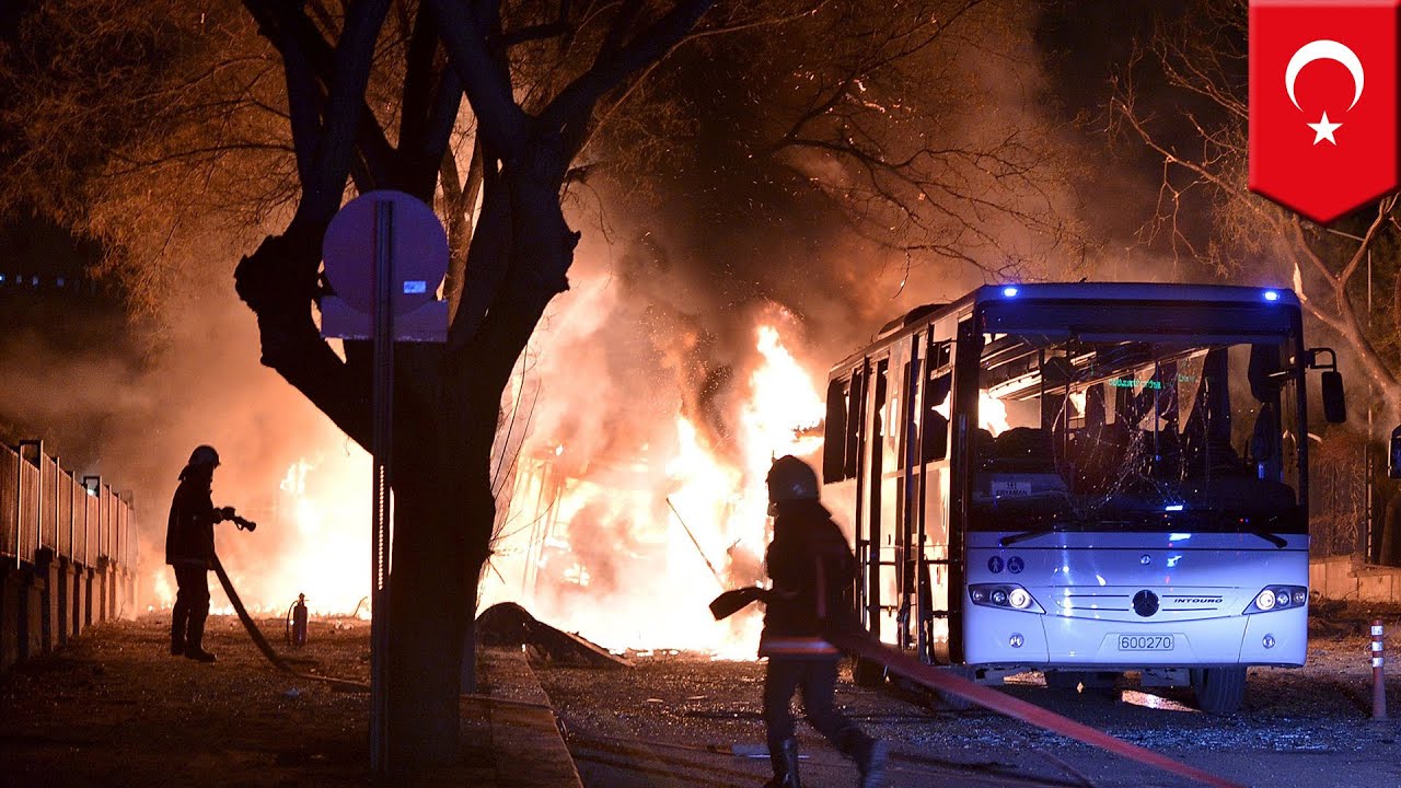 Atak bombowy w Ankarze -  co najmniej 18 ofiar śmiertelnych