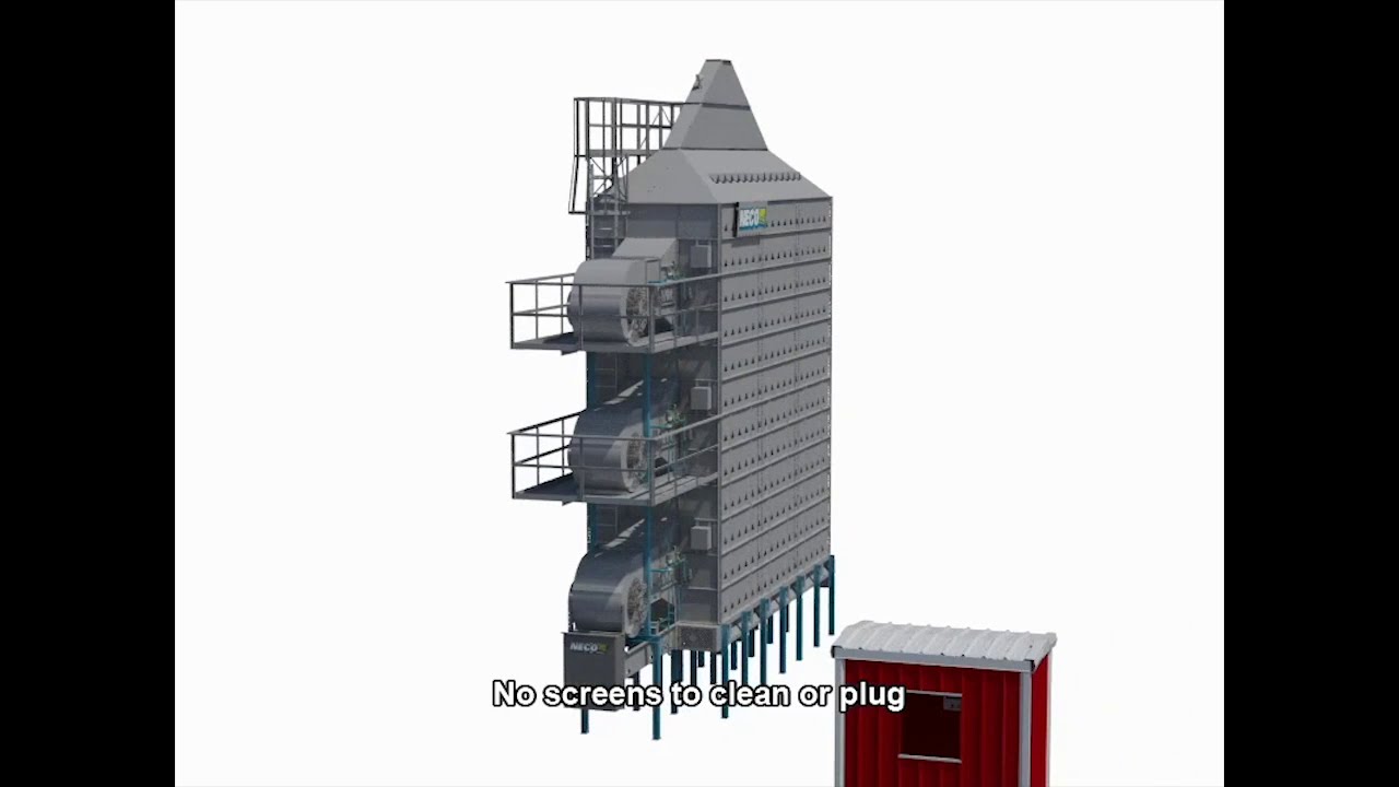 AGI NECO Grain Dryer | Animation | Flaman Grain Systems
