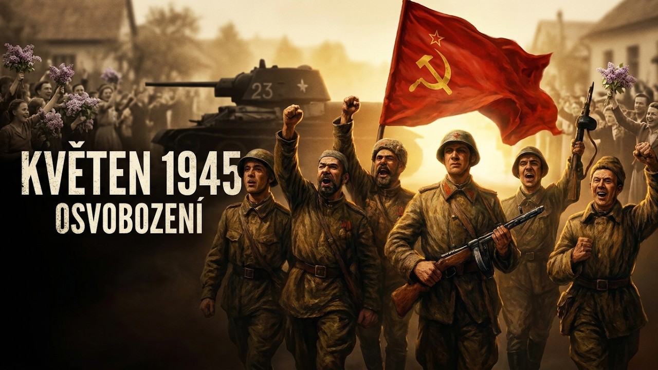 Květen 1945: RUDÁ ARMÁDA přinesla svobodu | Archivní záběry, komentář a poezie