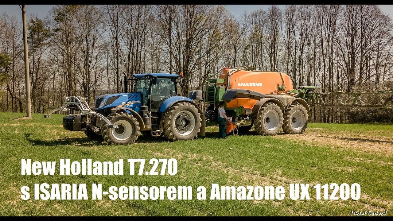 New Holland T7.270 s ISARIA N-sensorem a Amazone UX 11200 (4K)