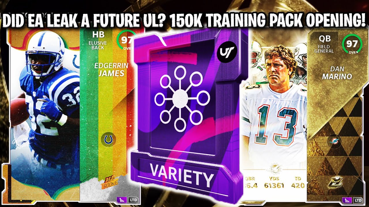 DID EA LEAK A FUTURE UL? 150K TRAINING VARIETY PACK OPENING! 2 LTDS IN PACKS! | MADDEN 21