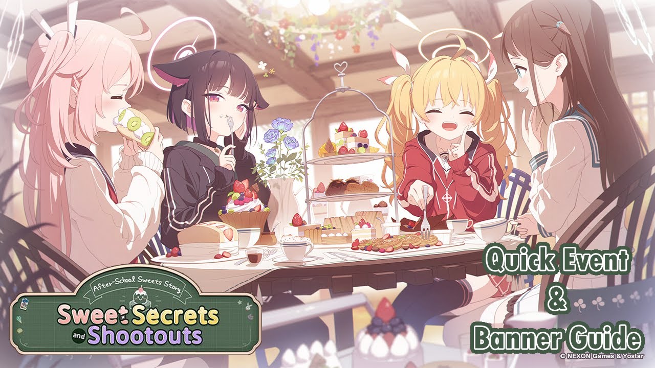 Blue Archive Global - Sweet Secret Shootouts Event and Banner Guide