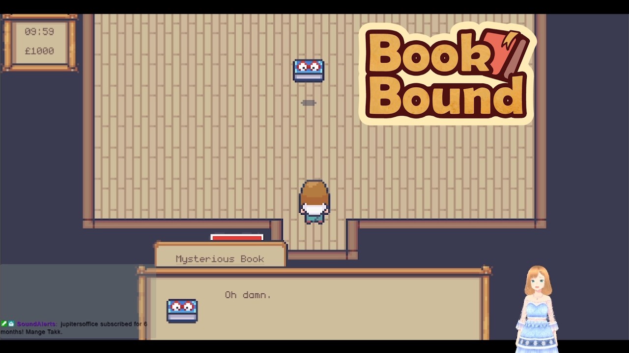 Book Bound Part 1 #TwitchStreamer #VTuber #ShopSimulator #ChillGames