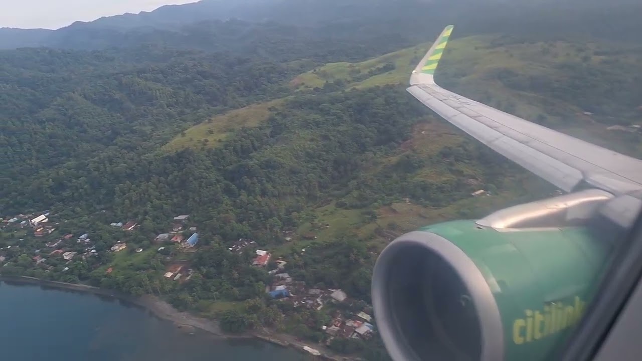 Citilink Airbus A320-200 Takeoff at Pattimura Airport, Ambon