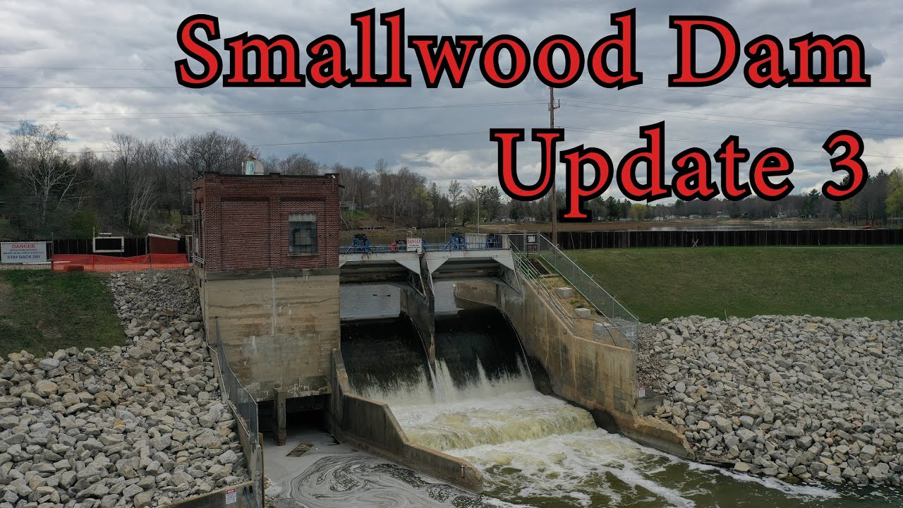 Update 3: Smallwood Dam and Lake Flood 2020 - Drone - Dam Collapse