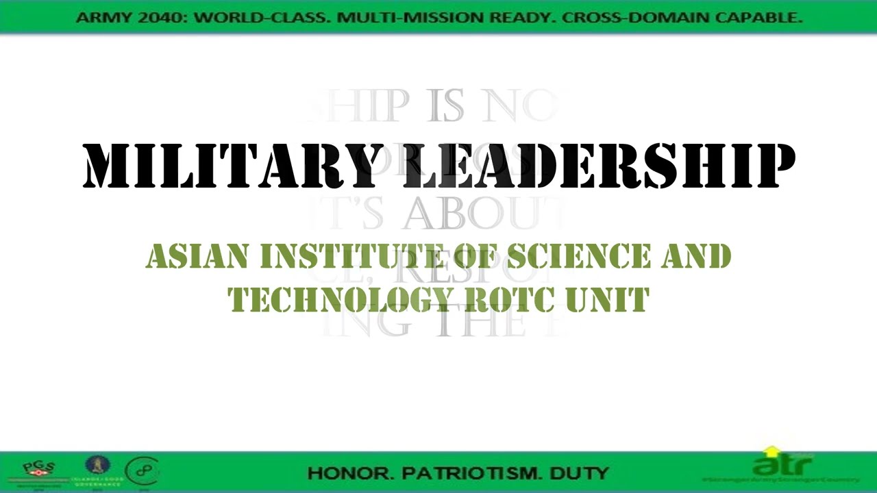 MILITARY LEADERSHIP