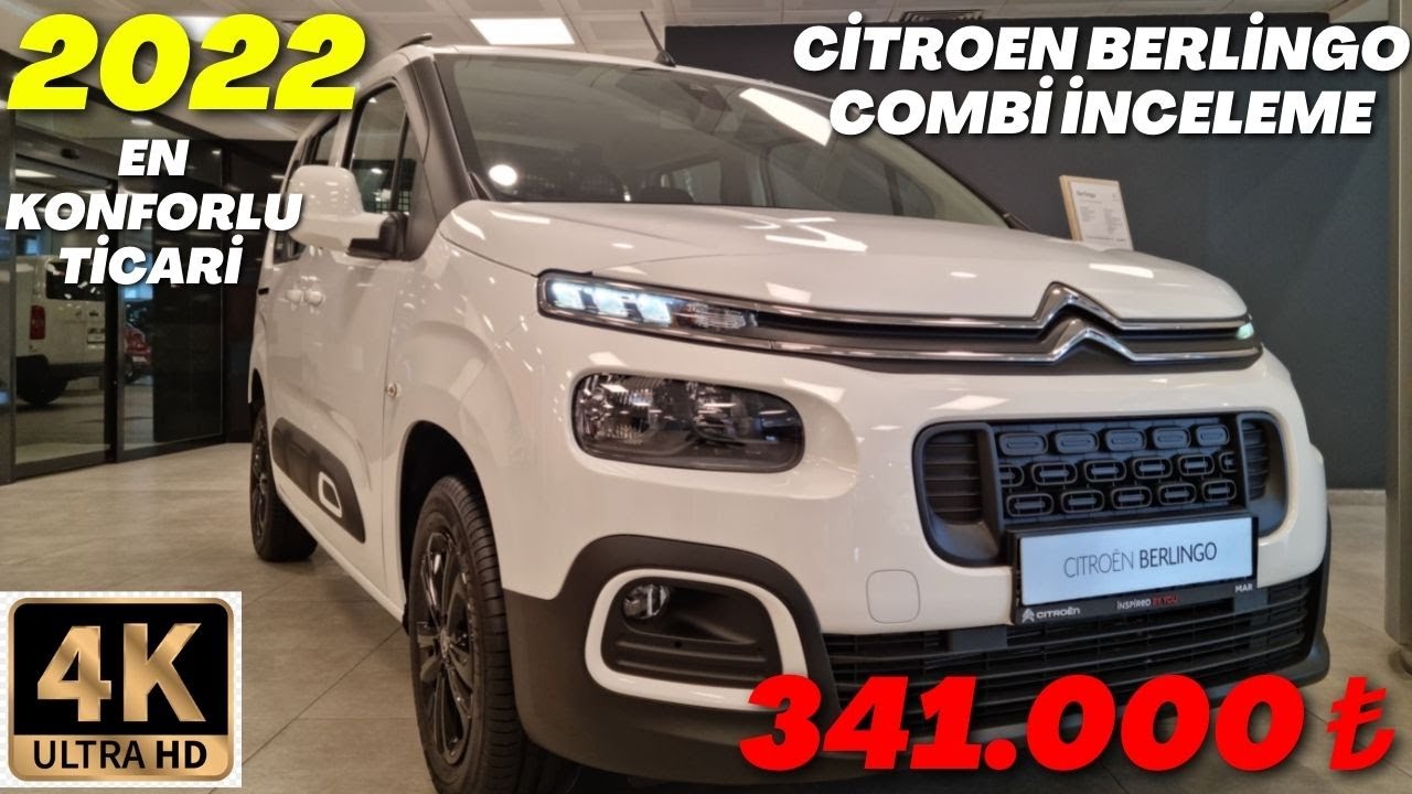 2022 CİTROEN BERLİNGO COMBİ 1.5 DİSEL FEEL STİL DETAYLI İNCELEME | EN KONFORLU TİCARİ ARAÇ | 4K