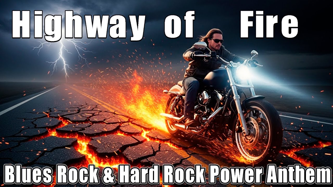 🎸Highway of Fire - ⚠️Blues Rock & Hard Rock Power Anthem🤘