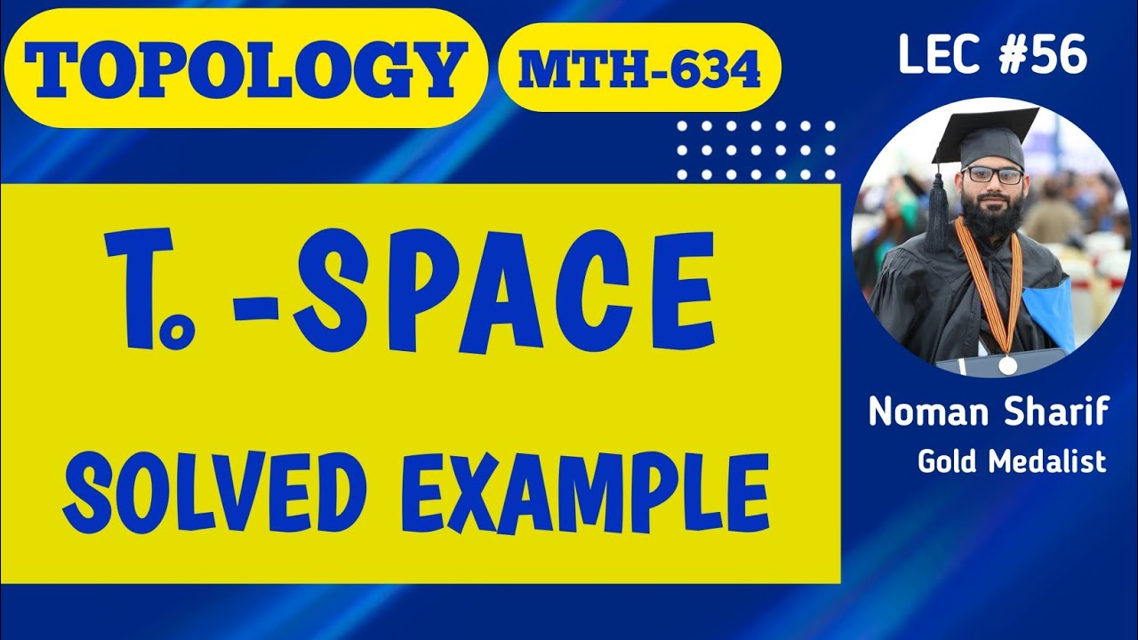 To Space | Separation axioms | MTH634 lectures final term | Topology lecture in hindi |