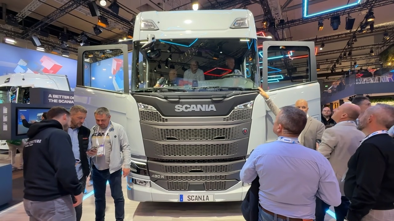 New 2027 Scania Dynamic 430 R Super &ndash; 11L Fuel Champion Tractor Rig at IAA Transportation