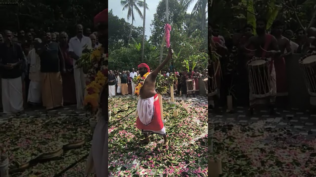 Kulathoor Mudipura Vadakkeveetil Ezhunallattu #kulathoor #mudipura #ezhunallattu #thookam #temple 