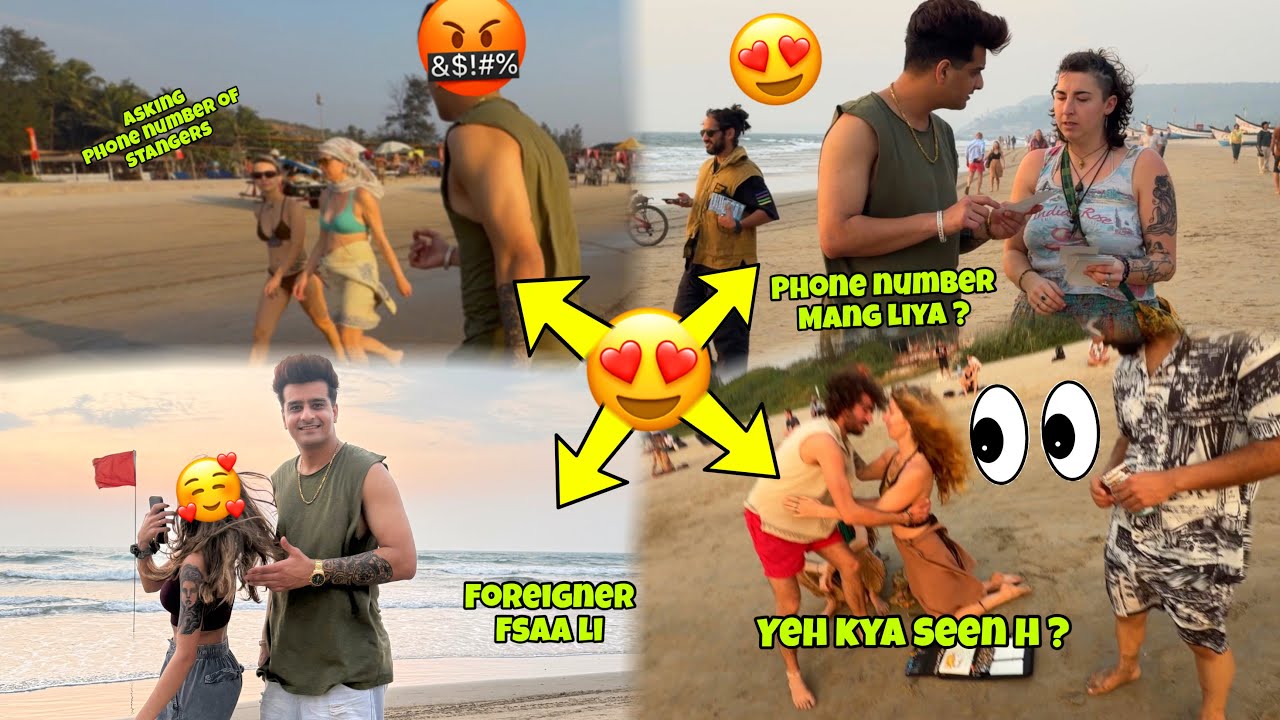 Goa mai Russian ka number le liya 😍😂 || yeh Kya chal raha h 🤬 || ride pe jane ke liya tayar hogaye 😍