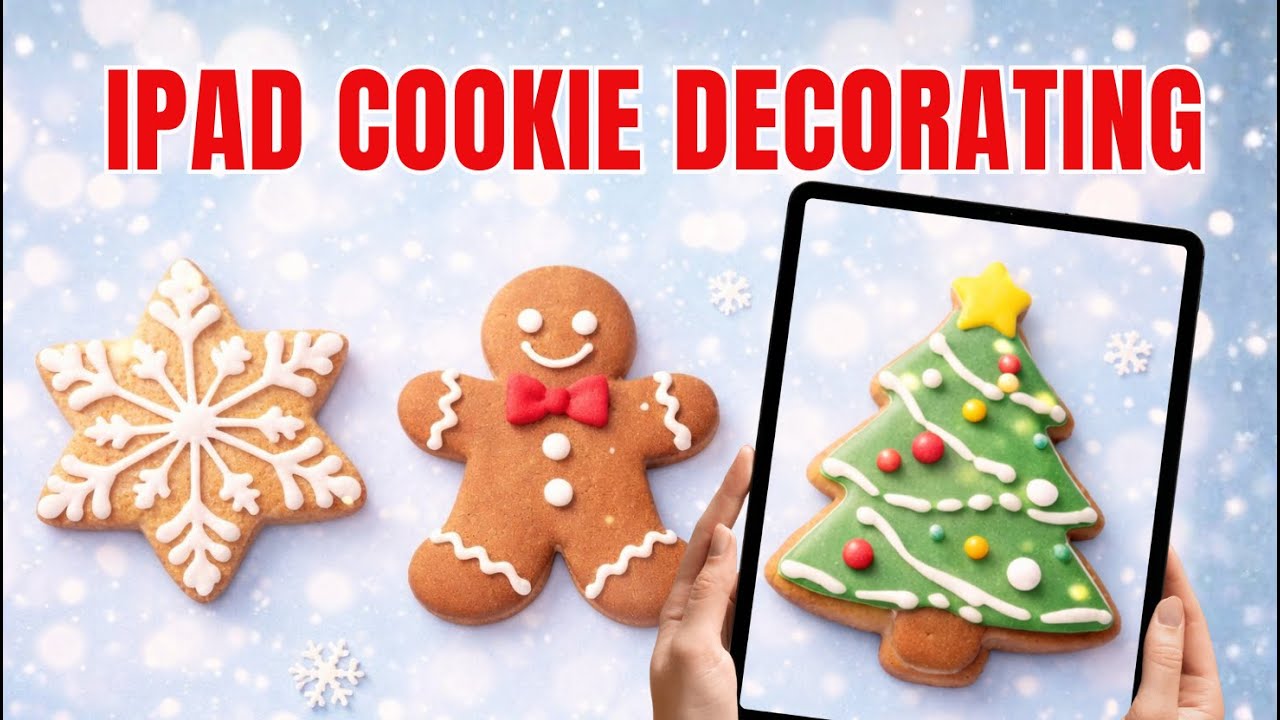 iPad ASMR | Digital Christmas Cookie Decorating [PART 2]