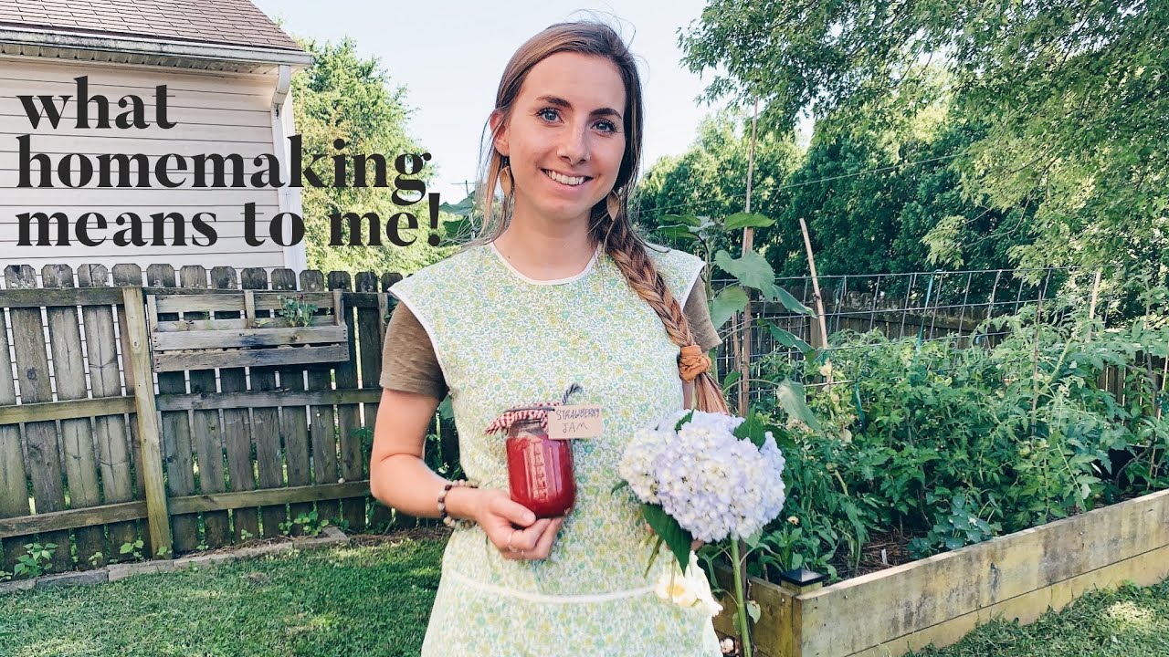 honey sweetened strawberry jam + what being a homemaker means to me!