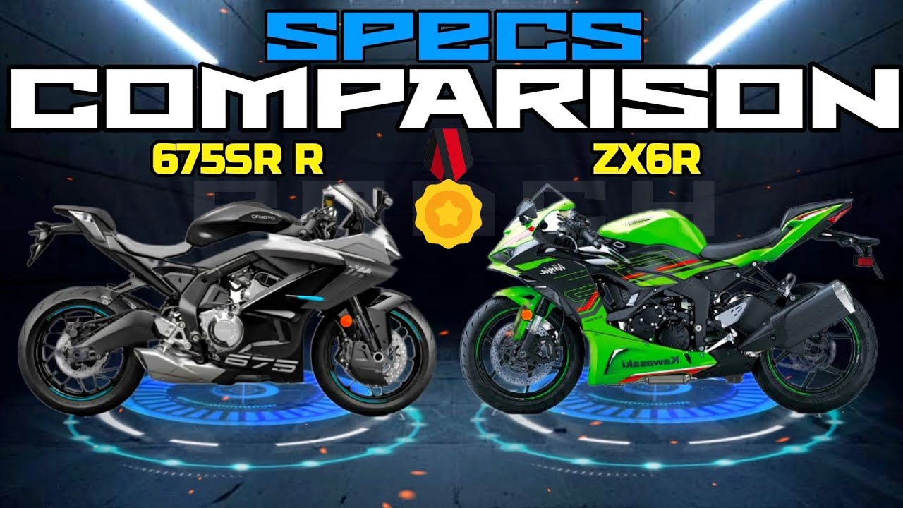 2025 CFMoto 675SR R 🆚️ Kawasaki ZX6R | Quick Specs Comparison | which one is worth buying?