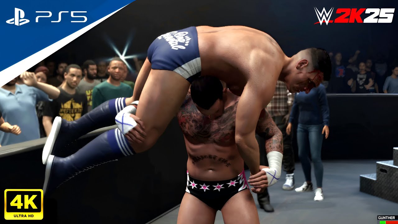 No Ring, No Rules: CM Punk vs Gunther 😱 Underground Fight | WWE 2K25 | PS5 Gameplay [4k60]