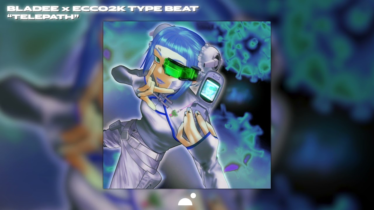 FREE Bladee Type Beat x Ecco2k Type Beat 2021 - Telepath | Free Drain Type Beat 2021