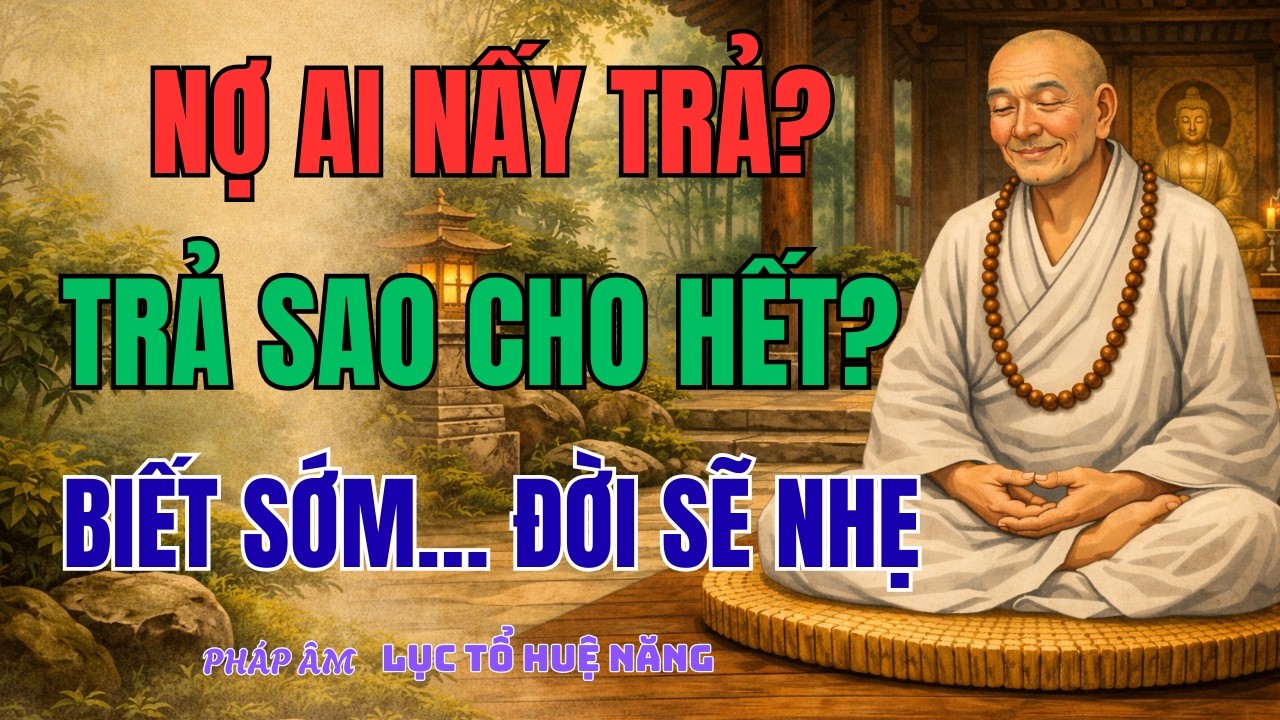 Cách Hóa Giải Nợ Đời Càng Sớm Càng Tốt – Nợ Ai Nấy Trả, Nghiệp Ai Nấy Mang | Pháp Âm Lục Tổ Huệ Năng