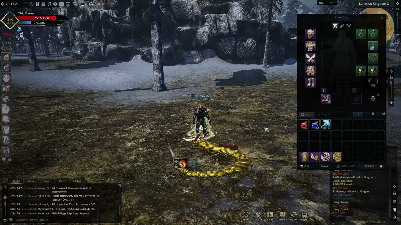Rise Online - R.O.W. Assistant Rehberi - Warrior ve Mage karakter ayarları -