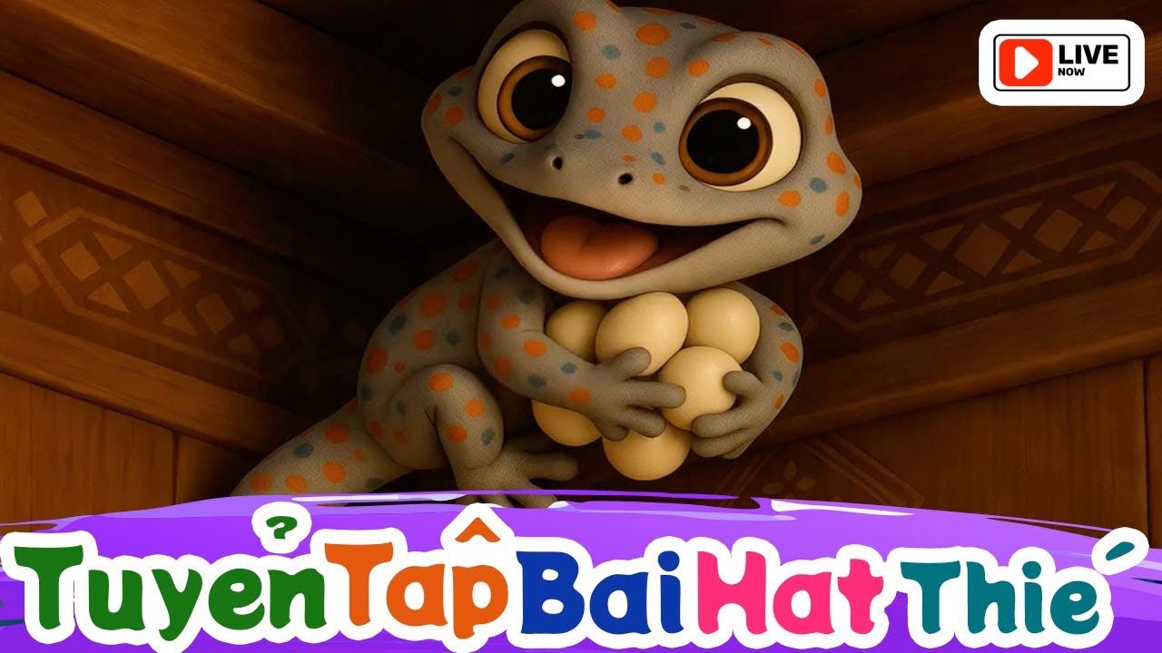 Live - Tắc Kè, Rùa Rùa Rùa, Con Voi, Quạc Quạc, Kéc Kéc, Khỉ 5 Con, Baby Shark - Nhạc Thiếu Nhi
