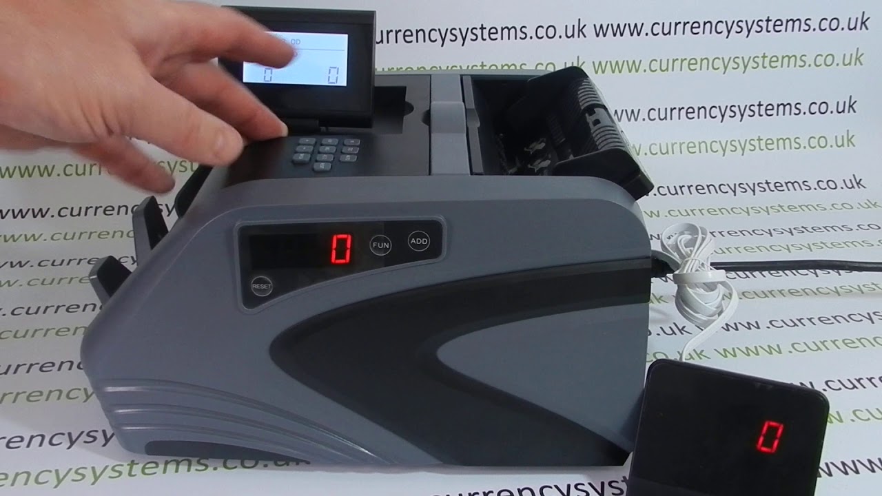 NC20 i X Banknote Counter Demonstration & How To Operate Tutorial