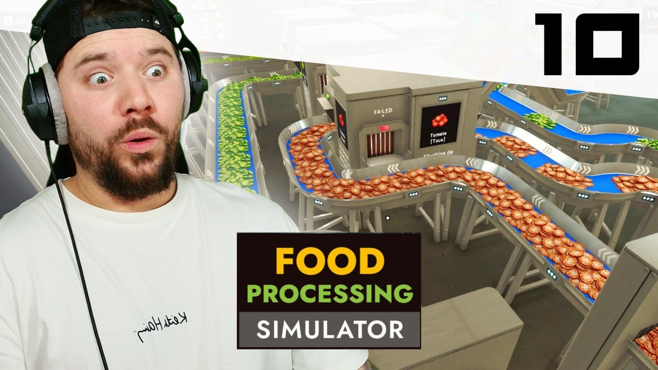 FOOD PROCESSING SIMULATOR #10 ▶ ON OPTIMISE LES PREMIERES SALADES !!