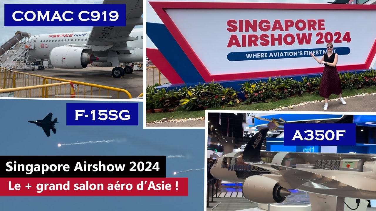 Je vous emmène au Singapore Airshow ! 🇸🇬✈️🛩