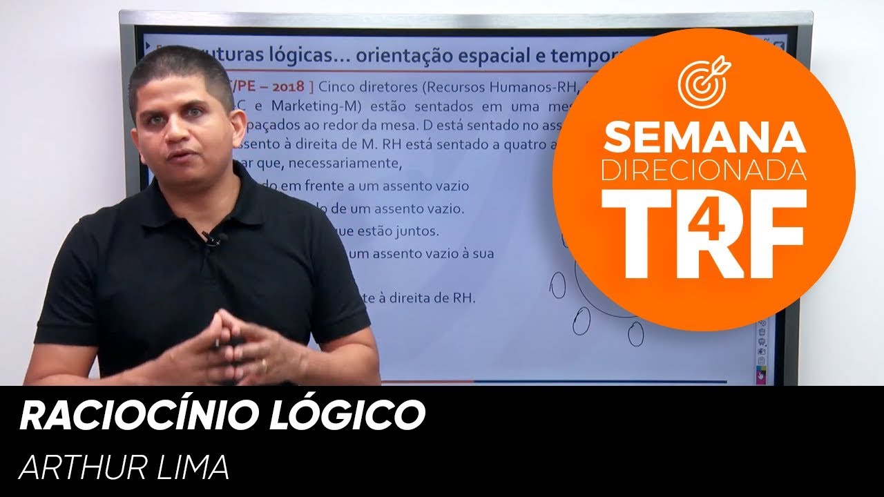 Concurso TRF4 - Raciocínio Lógico em UMA aula | AO VIVO