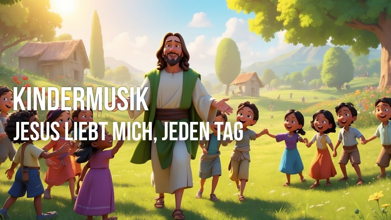 Jesus liebt mich, jeden Tag | Christliches Kinderlied zum Mitsingen ❤️🎶