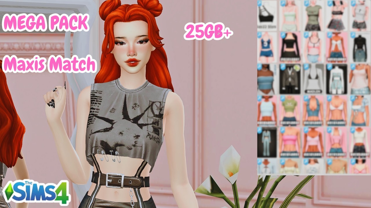 Minha Pasta de Mods MAXIS MATCH! +27GB | The Sims 4