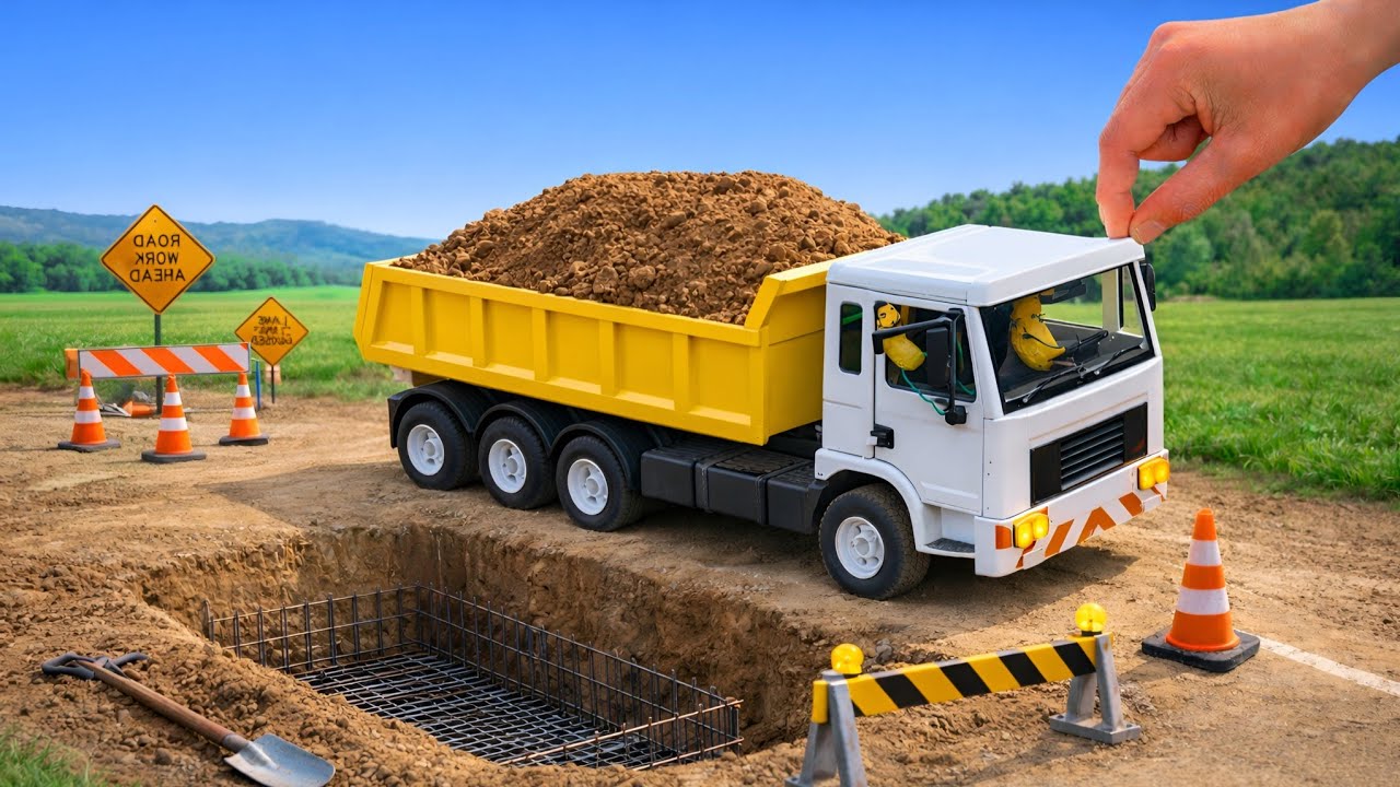 DIY Mini Machines | Tractor, Truck & Road Building Projects