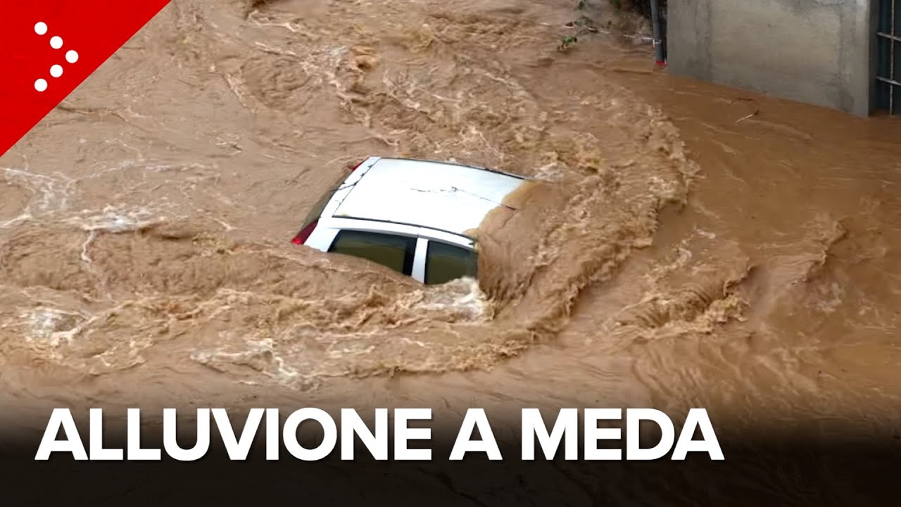 Alluvione Meda, case e auto travolte dall’acqua. Sindaco: “Una cosa mai vista, siamo in difficoltà”