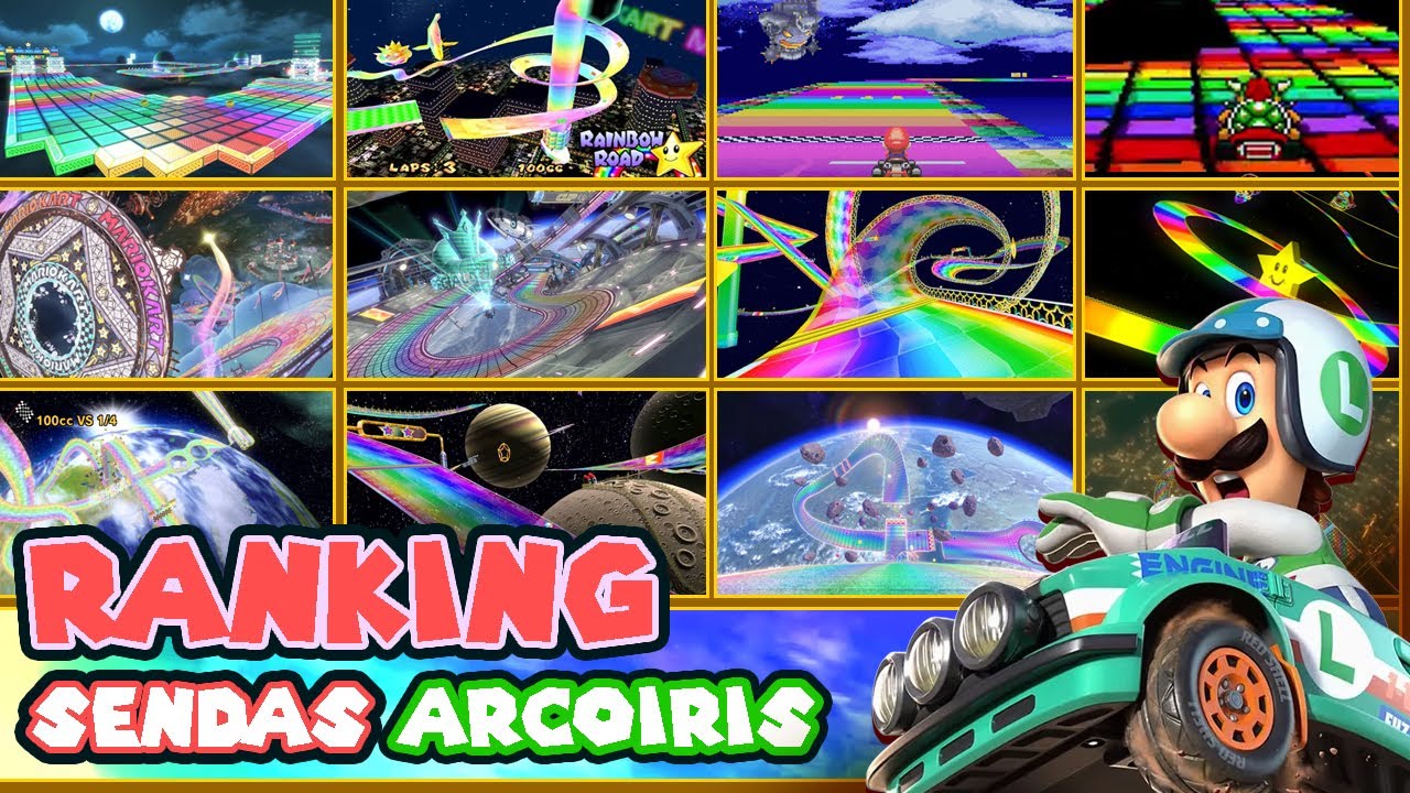 De la peor a la mejor Senda Arcoíris de Mario Kart (en mi opinión) | Ranking