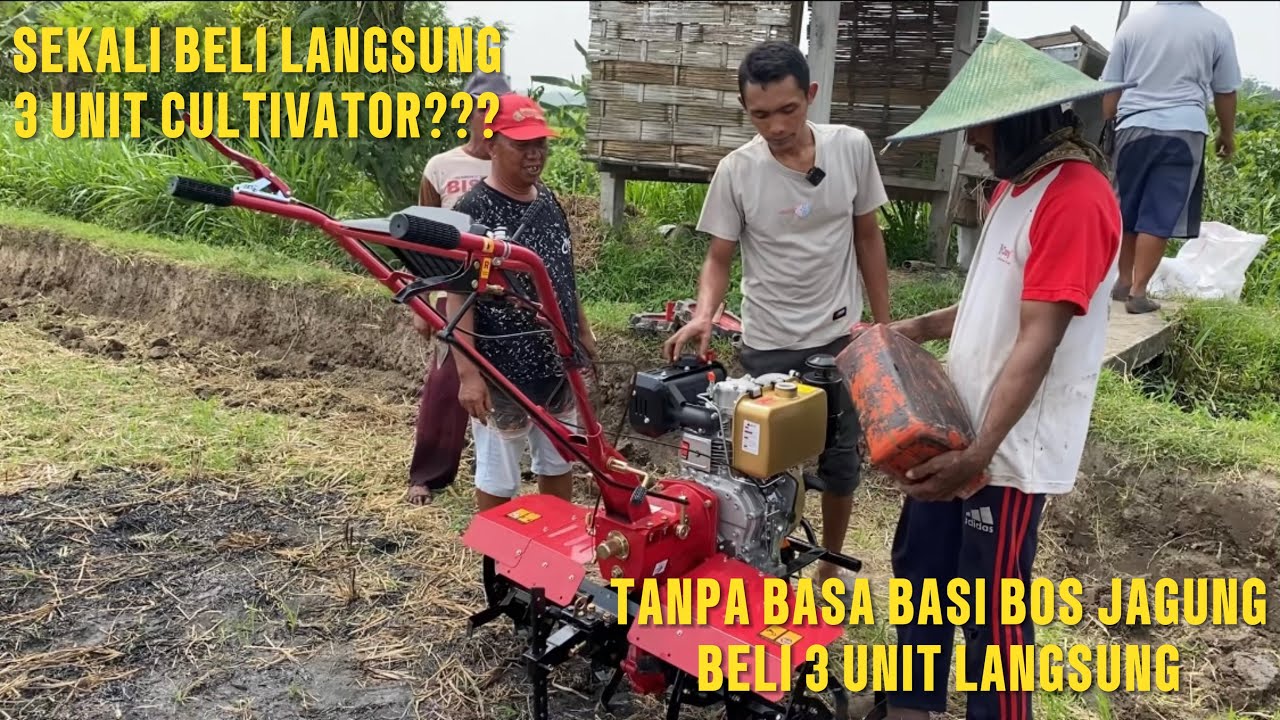 TANPA BASA BASI LANGSUNG BELI 3 UNIT CULTIVATOR,PUSAT ALAT PERTANIAN TERMURAH KUALITAS SUPER