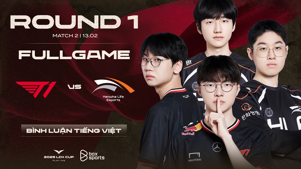 T1 vs HLE | Full Game 1, 2, 3, 4, 5 | Playoffs Round 1 | 2025 LCK Cup | Match 2