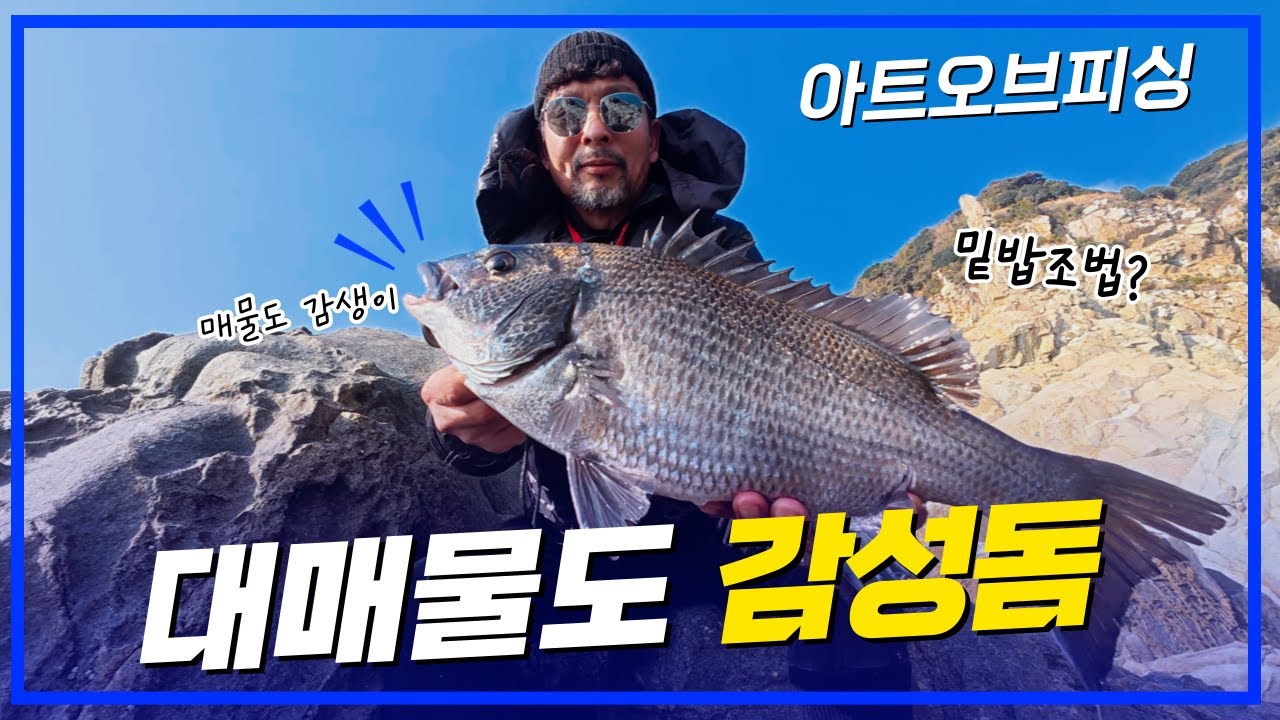 12월 대매물도 감성돔 낚시 아트오브피싱 진라인 & 신제품 필드 테스트(12월 17일 거제 명성호)