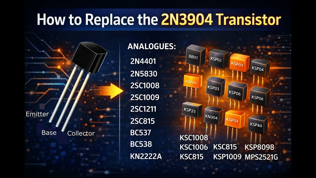 Чем заменить tранзистор  2N3904
