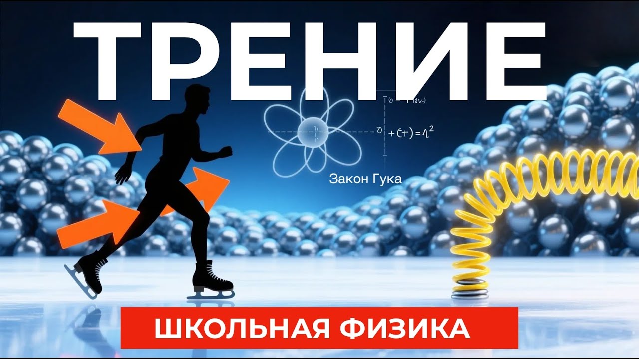 Трение: как атомы мешают провалиться в землю и помогают ходить // Лекции по физике для школьников