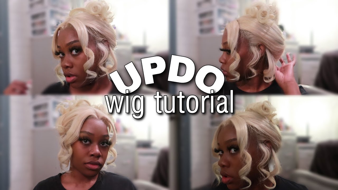 MESSY UPDO FRONTAL WIG TUTORIAL | Ishow Beauty Hair 🤍