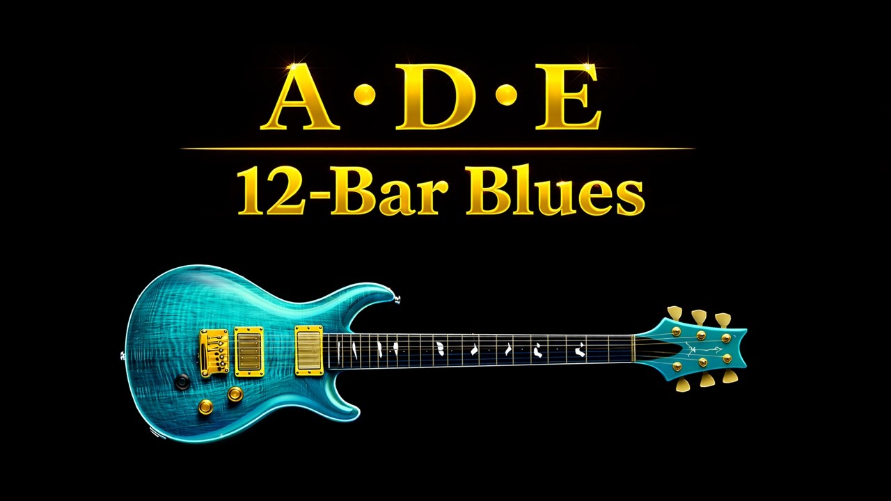 A  - D - E | 12-Bar Blues Backing Track | Rock - Classic Rock - Blues - Country Rock