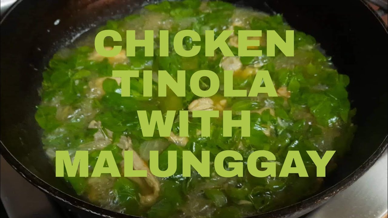 Chicken tinola with malunggay easy/Pinoy recipe