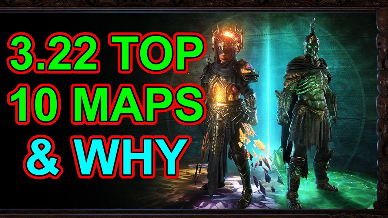 POE 3.22 - Top 10 Maps To Farm - Mageblood, Headhunter, Divine Cards, Layouts + More - Path of Exile