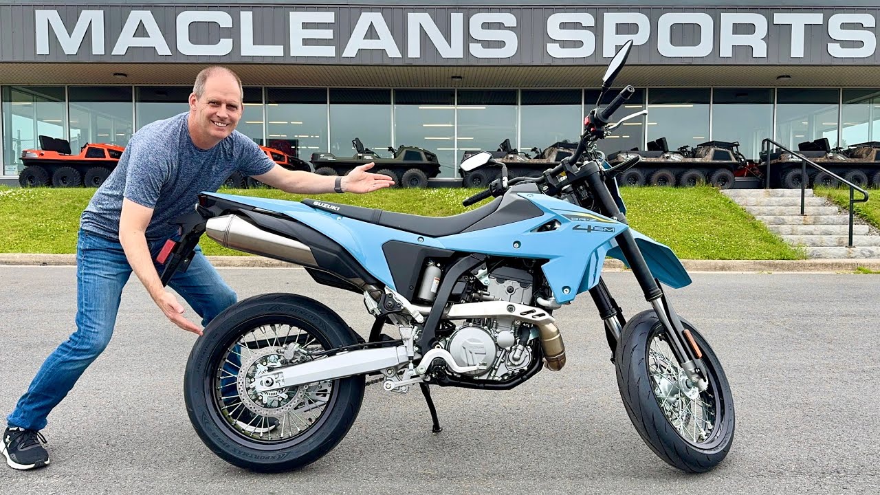 NEW! 2025 Suzuki DR-Z4SM: A Great Step Up From an Entry Level Super Moto!