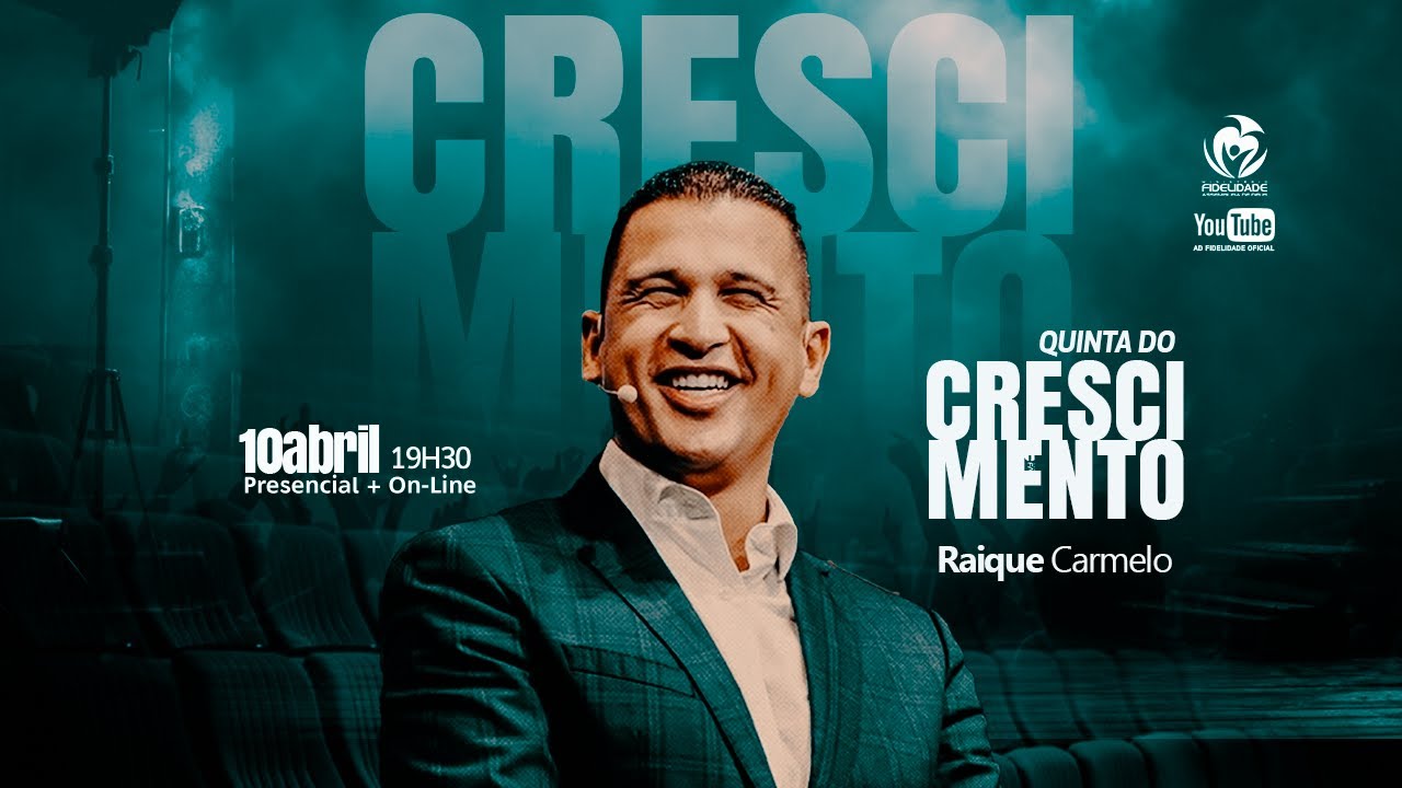 🔴CULTO DO CRESCIMENTO | RAIQUE CARMELO | AD FIDELIDADE CENTRAL | 10/04/2025