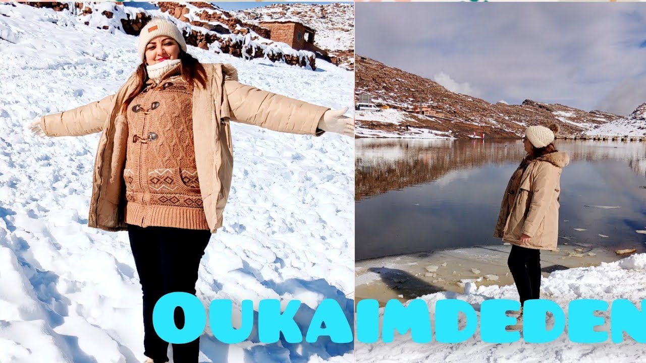 دوزو معايا نهار الاحد🥰فجبال اوكيمدن الممتعة❄️🏔 اجواء رائعة ☃️#مراكش#vlogs 