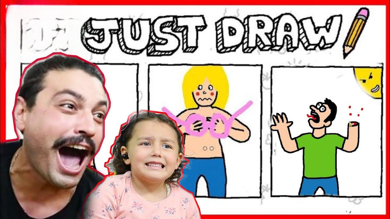 ÇİZGİ ÇİZ VE ŞEKLİ TAMAMLA  😱 Just Draw