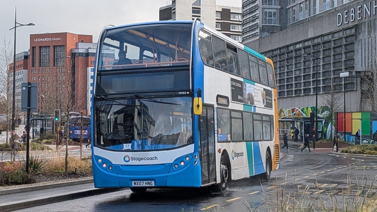 Hammered to sh#t - Stagecoach west ADL E400/trident 19165 - MX07 HNG 